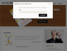 Tablet Screenshot of ianrobertson.org